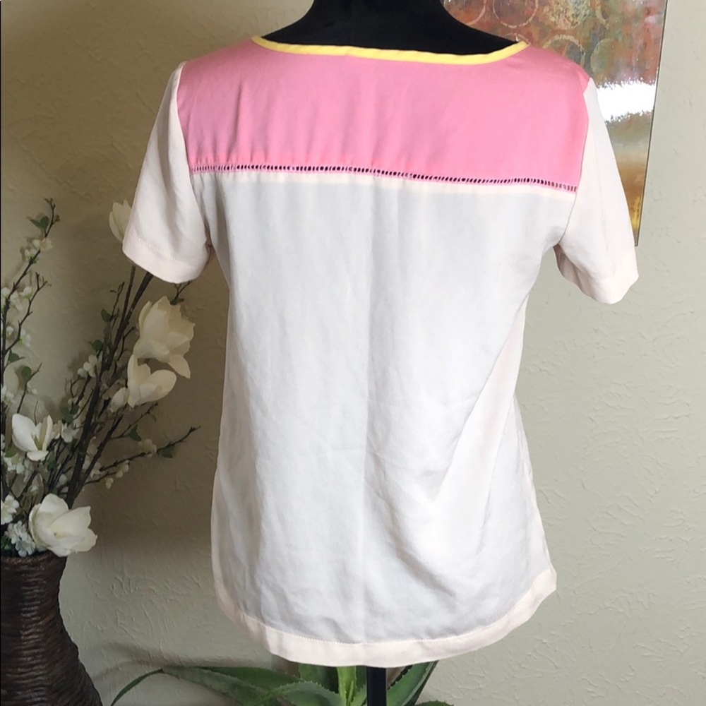 Gianni Bini Color Block Blouse XS - Picture 6 of 6